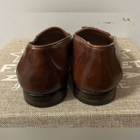 Florsheim Men\'s Classic Brown Leather Tassel Loafers main image 4